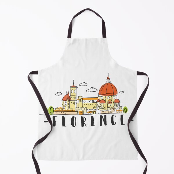 Item preview, Florence Italy Skyline Hand Drawn designed and sold by RajaGraphica.