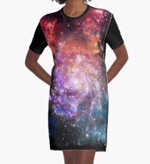 Galaxy Graphic T-Shirt Dress