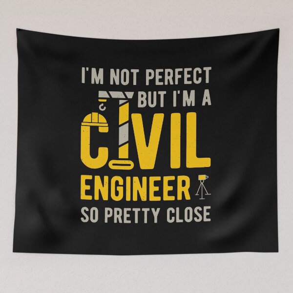Item preview, Funny Civil Engineer designed and sold by artworkbyrihen.
