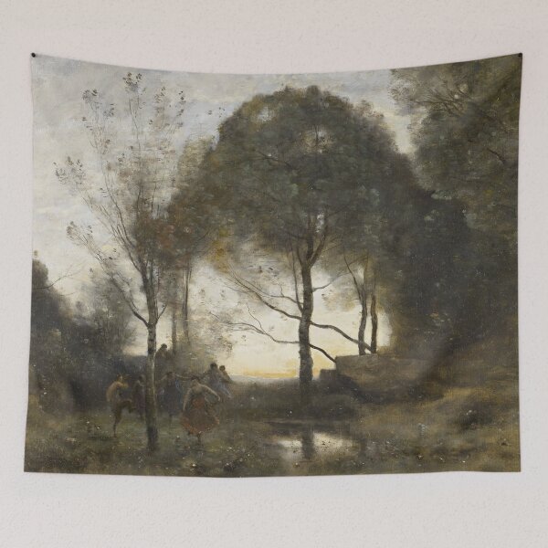 Item preview, Nymphes et Faunes (Nymphs and Fauns) By Jean-Baptiste-Camille Corot designed and sold by sunny-007.