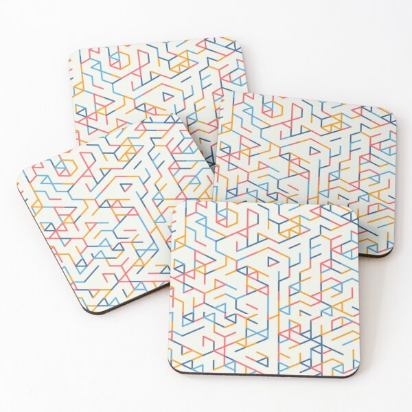Item preview, geometric triangles with colorful  designed and sold by graphyart.
