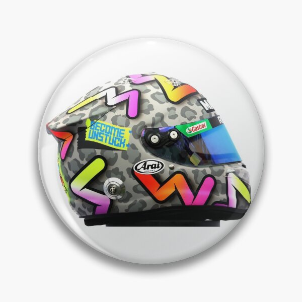 Item preview, Daniel Ricciardo 2020 F1 Helmet designed and sold by thedesignofoz.