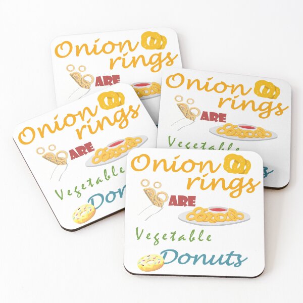 Item preview, Funny Onion Rings Illustration designed and sold by Salukeart.