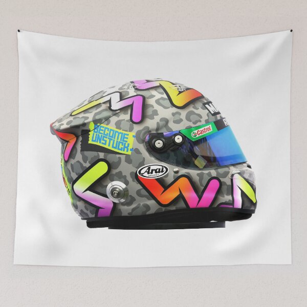 Item preview, Daniel Ricciardo 2020 F1 Helmet designed and sold by thedesignofoz.