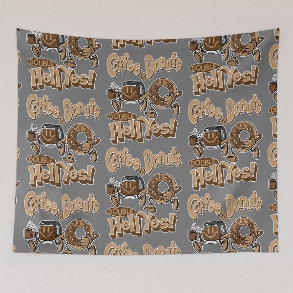 Item preview, Coffee & Donuts? Double Hell Yes! by eShirtLabs designed and sold by eShirtLabs.