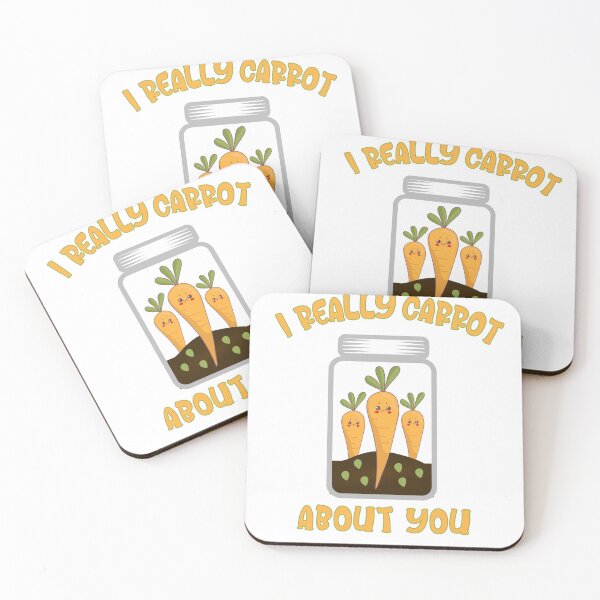 Item preview, Bottle Garden Carrots I Really Carrot About You Gardening  designed and sold by KatesFunnyArt.