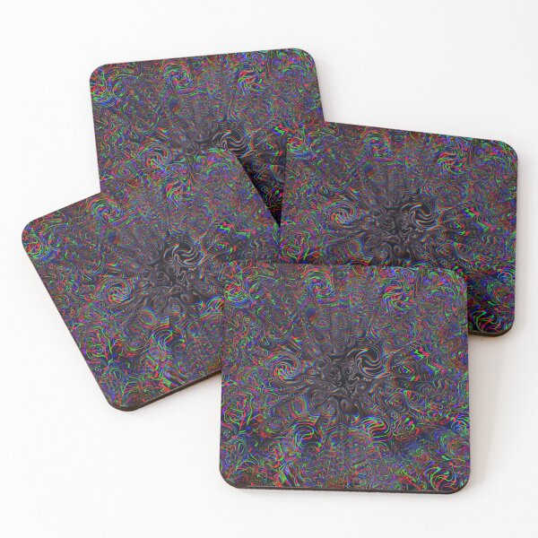 Item preview, 3D Groovy Trance Swirls Glitch Hippie Art designed and sold by Cosmic-Ferret.