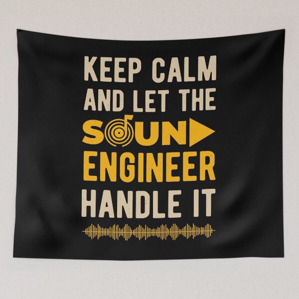 Item preview, Funny Sound Engineer designed and sold by artworkbyrihen.