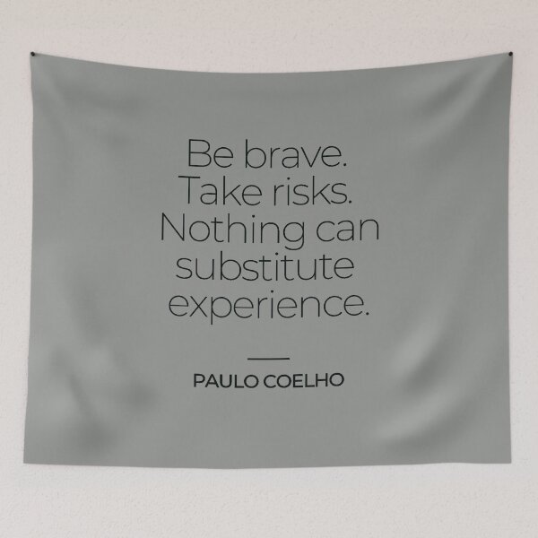 Item preview, Paulo Coelho Quotes designed and sold by TonsPOD.