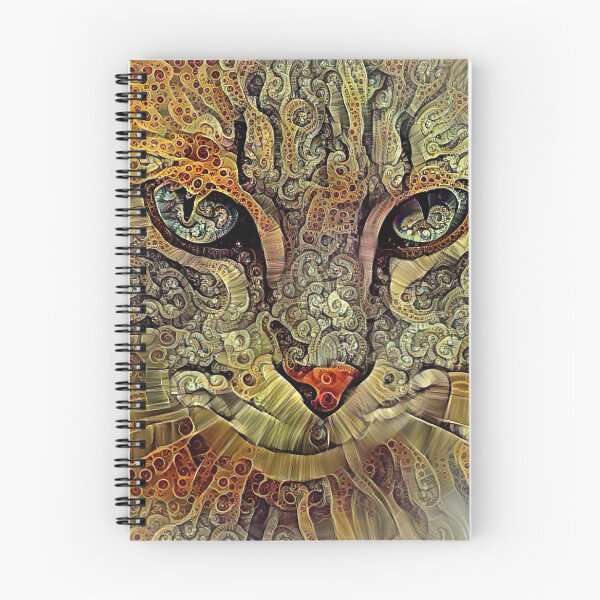 Item preview, Abstract Cat with a stylized steampunk feel designed and sold by Beth Brink.