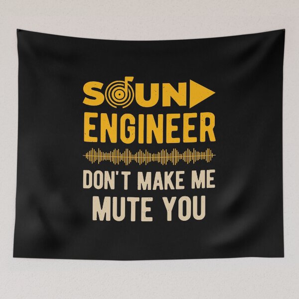 Item preview, Funny Sound Engineer designed and sold by artworkbyrihen.