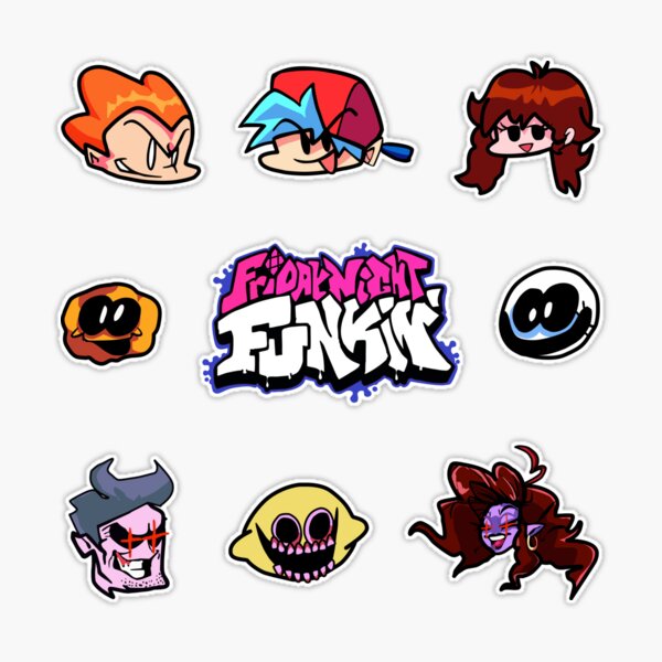 lemonde - Friday Night Funkin Music Sticker