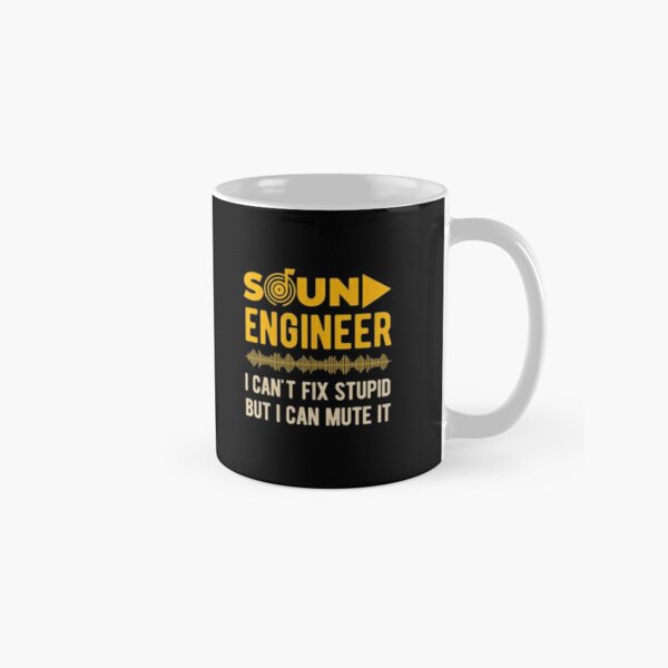 Sound Mixer Audio Engineer Mixing Board Coffee Mug