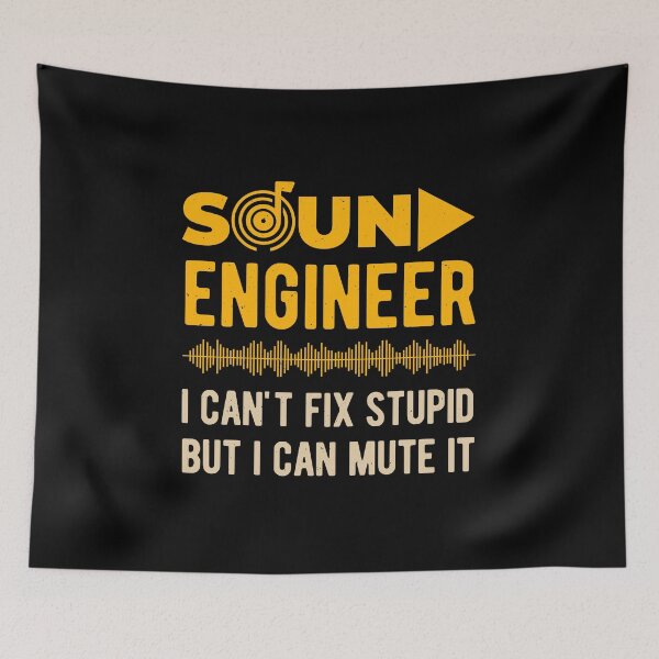 Item preview, Funny Sound Engineer designed and sold by artworkbyrihen.
