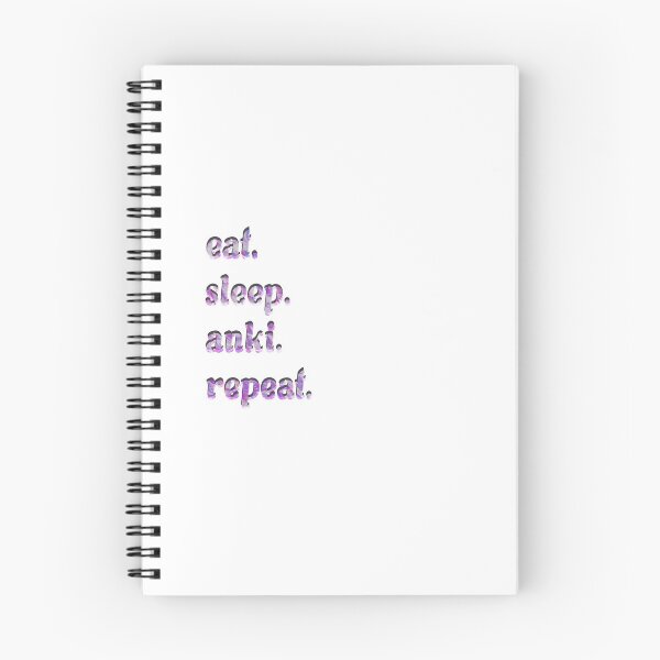 Item preview, Eat. Sleep. Anki. Repeat. designed and sold by The Curious Med Student.