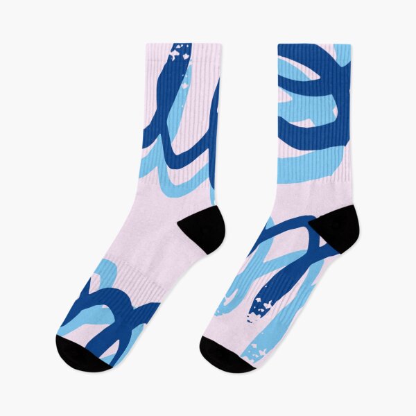 Item preview, Abstract lines : blue and pink designed and sold by wiwiart.