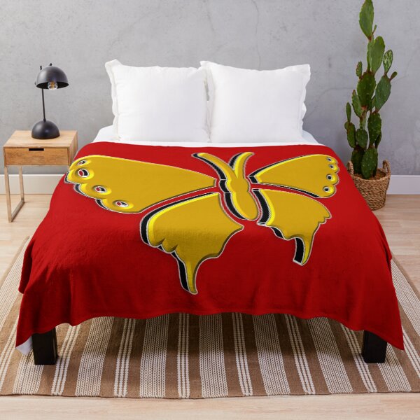 Item preview, Butterfly 3D ~ Yellow, Black, Red designed and sold by Boakes-Digital.