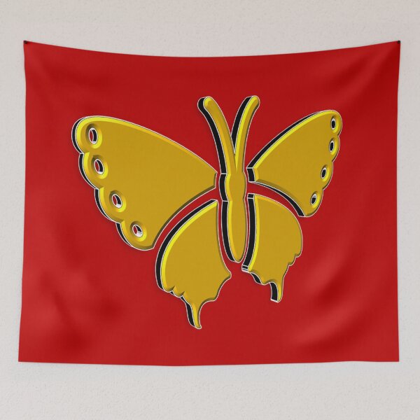Item preview, Butterfly 3D ~ Yellow, Black, Red designed and sold by Boakes-Digital.