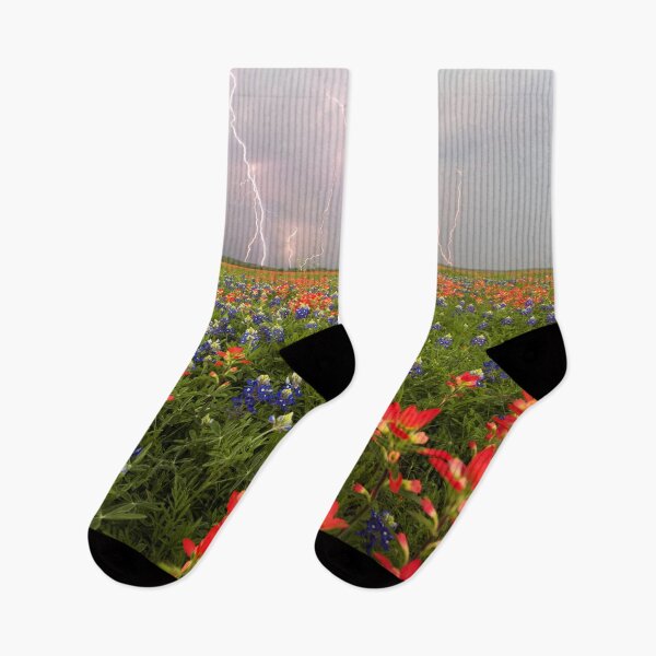 Item preview, Spring Thunderstorm Over a Field of Texas Wildflowers designed and sold by Andy Heatwole.