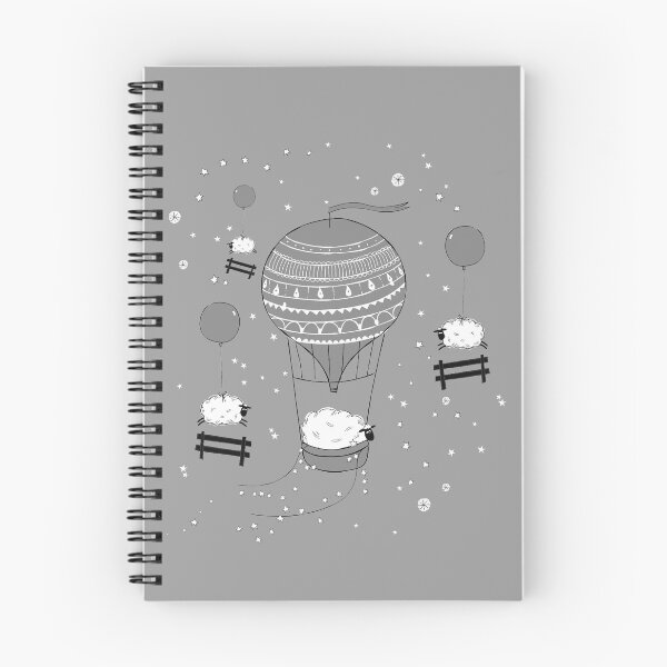 Item preview, Sheep Floating In The Sky With Hot Balloons - By Sheep Well designed and sold by SheepWell.