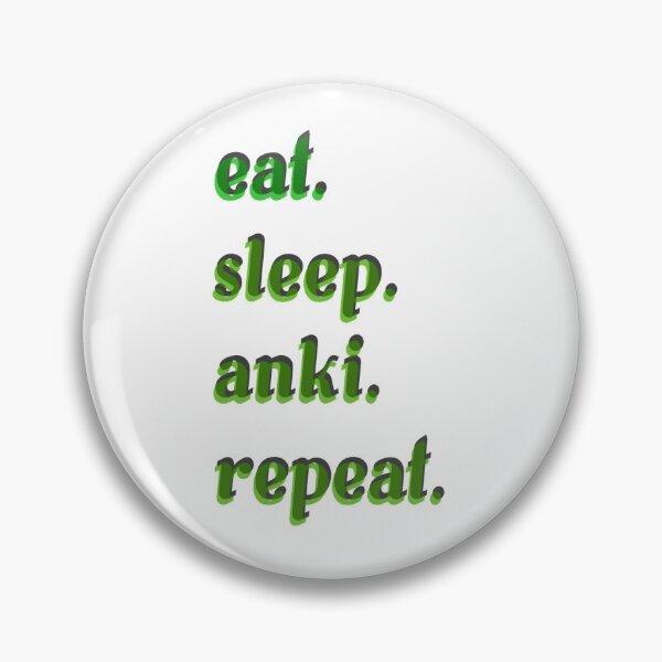Item preview, Eat. Sleep. Anki. Repeat. designed and sold by The Curious Med Student.