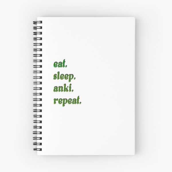 Item preview, Eat. Sleep. Anki. Repeat. designed and sold by The Curious Med Student.