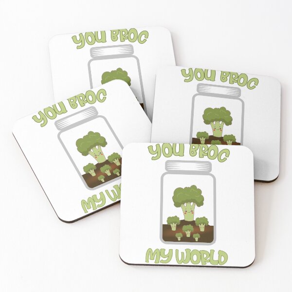 Item preview, Bottle Gardening Broccoli You Broc My World Funny Gardener Pun designed and sold by KatesFunnyArt.
