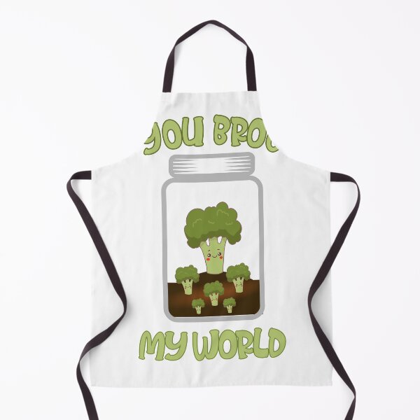 Item preview, Bottle Gardening Broccoli You Broc My World Funny Gardener Pun designed and sold by KatesFunnyArt.