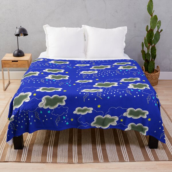 Item preview, storm clouds, lightning and raindrops designed and sold by Stephanie Akerman.