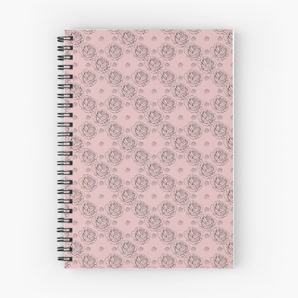 Item preview, Rose flowers monochrome pattern designed and sold by fairytaleprints.
