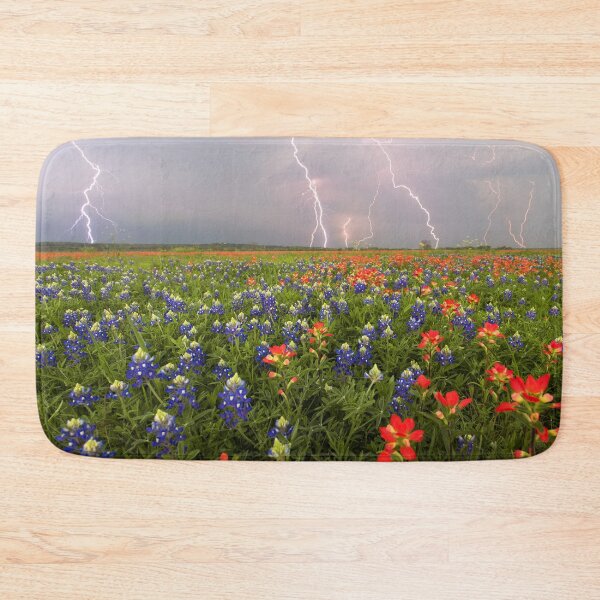 Item preview, Spring Thunderstorm Over a Field of Texas Wildflowers designed and sold by Andy Heatwole.