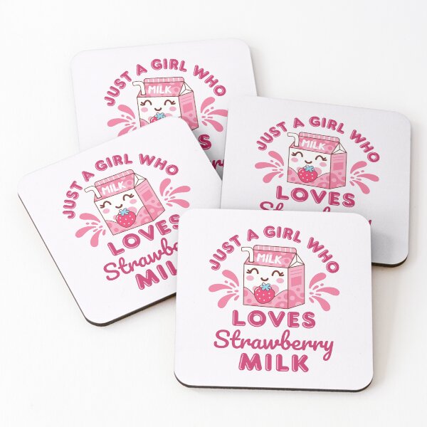 Item preview, Just a Girl Who Loves Strawberry Milk Kawaii designed and sold by jaygo.