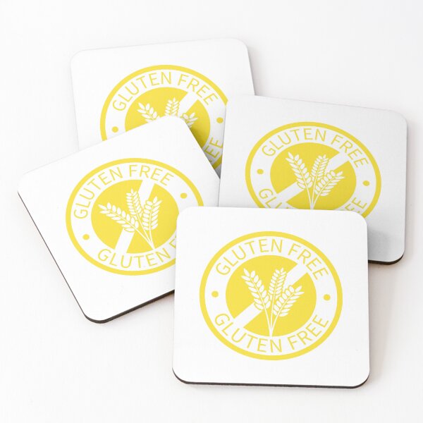 Artikelvorschau, Sonnengelbes glutenfreies Kreislogo entworfen und verkauft von GlutenFreeTee.