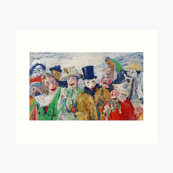 Item preview, The Intrigue - James Ensor designed and sold by brushandframes.
