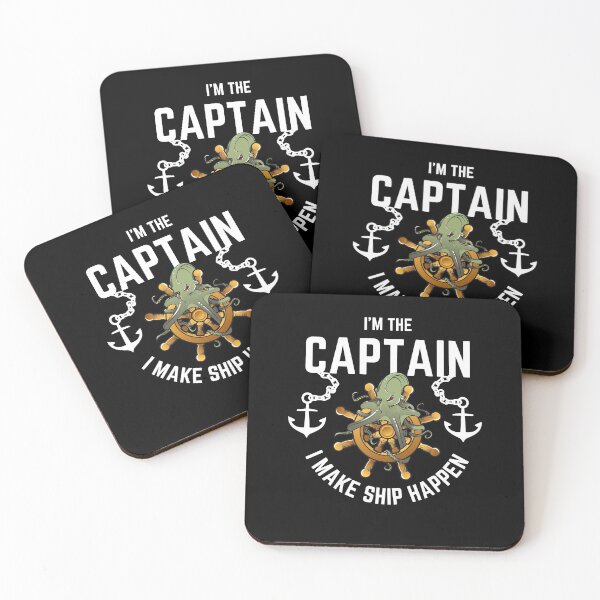 Item preview, I'm The Captain I Make Ship Happen designed and sold by momsnpops.