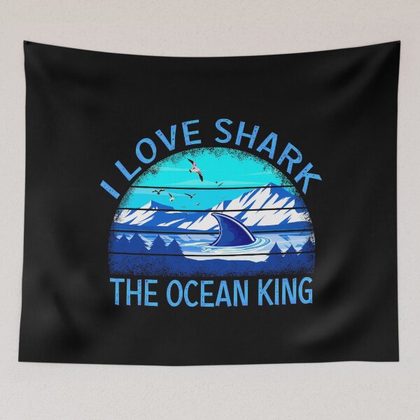 Item preview, I love sharks the ocean king,shark lovers designed and sold by MoSaid.