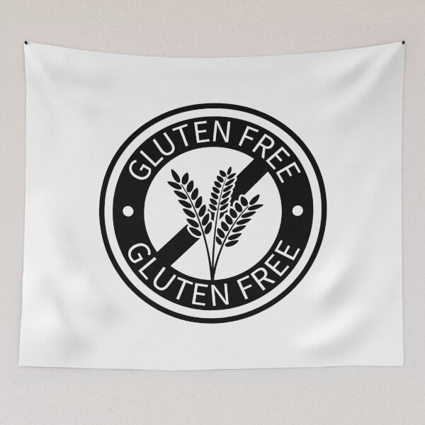 Item preview, Black gluten free circle logo designed and sold by GlutenFreeTee.