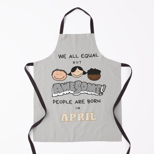 Item preview, We all equal -Awesome People Are Born in April Gift designed and sold by LifeSimpliCity.