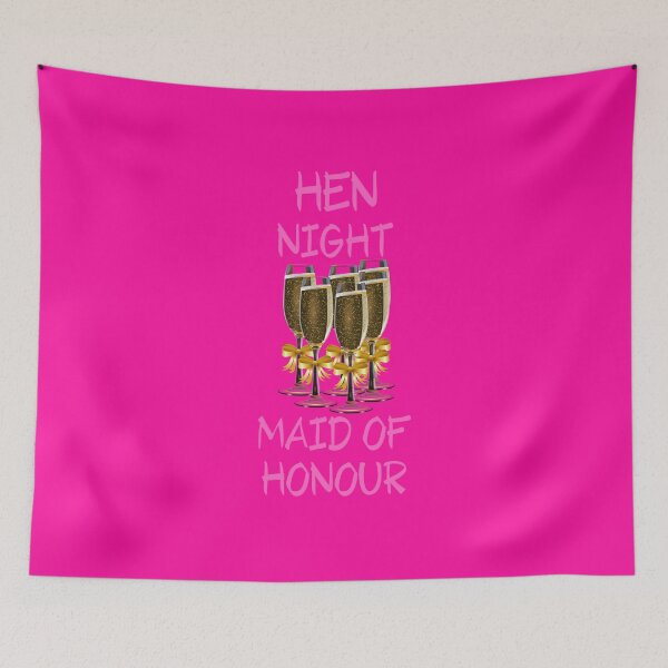 Item preview, HEN NIGHT MAID OF HONOUR designed and sold by kawrdesigns.