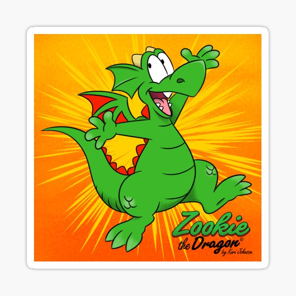Item preview, Zookie the Dragon! designed and sold by ZookieCartoons.