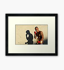 Shadow Boxing Framed Print