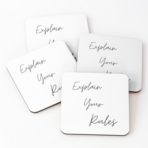 Item preview, Explain Your Rules designed and sold by RoaaMagic.