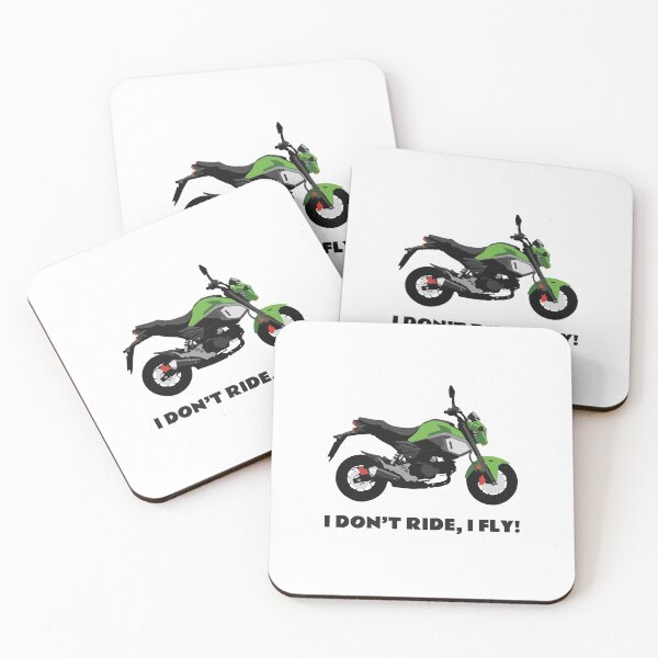 Item preview, I don't ride, I fly! Honda Grom Incredible Green 2020 designed and sold by WiredDesigns.