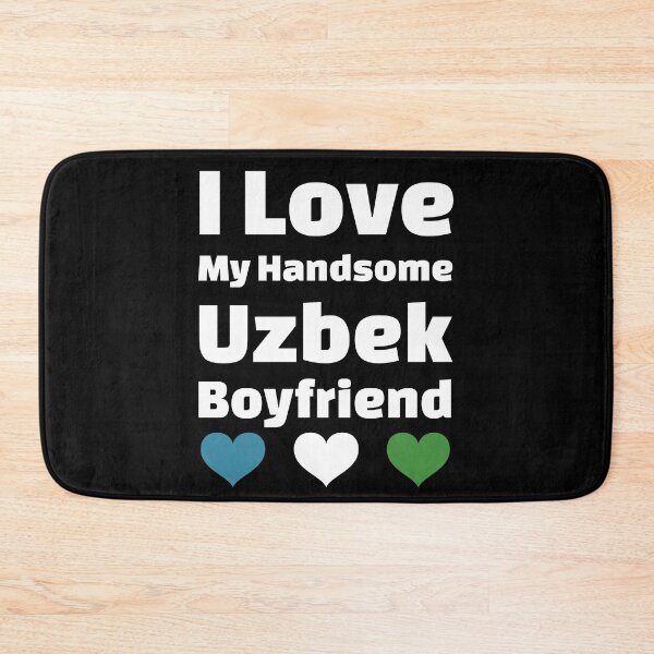 Item preview, I Love My Handsome Uzbek Boyfriend - Uzbekistan Boyfriend designed and sold by DiceNLDesigns.