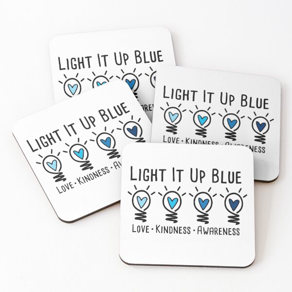 Item preview, Light It Up Blue Autism Awareness Love Kindness Awareness  designed and sold by Rabbitti.