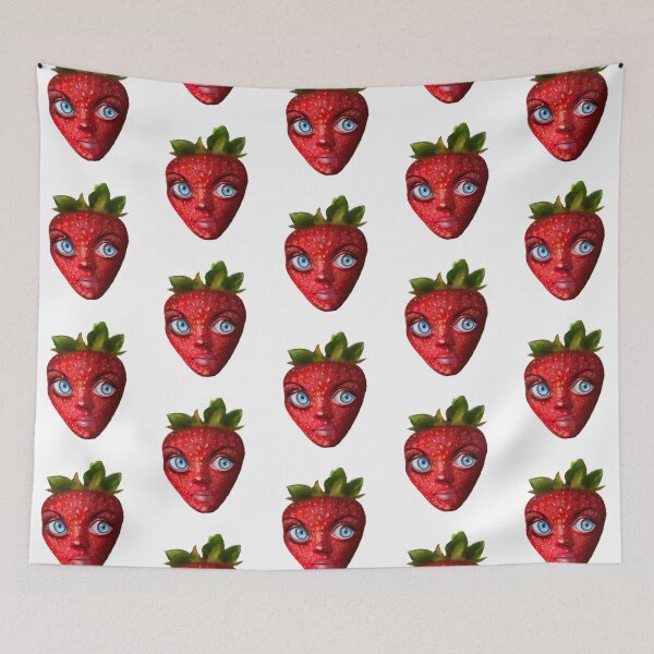 Item preview, Weird Strawberry Face  designed and sold by leahyen321.