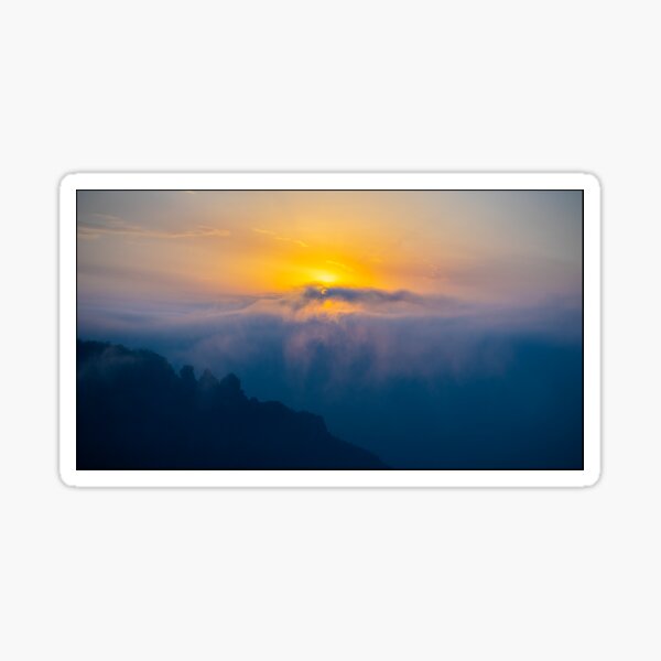 Item preview, Three Sisters Sunrise, Blue Mountains National Park, NSW, Australia. designed and sold by GeorgeOne.