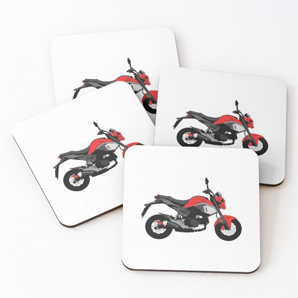 Item preview, Motorcycle Honda Grom 2020 Cherry Red designed and sold by WiredDesigns.