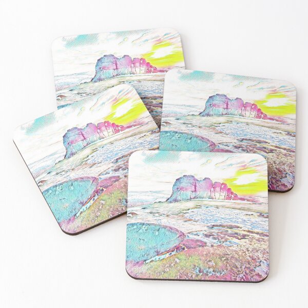 Item preview, Dartmoor national park sourton tor abstract designed and sold by TrippyEarth.