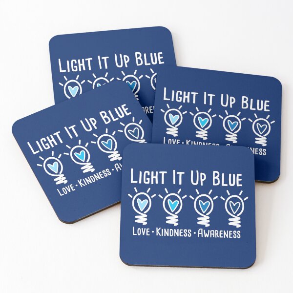 Item preview, Light It Up Blue Autism Awareness Love Kindness Awareness  designed and sold by Rabbitti.